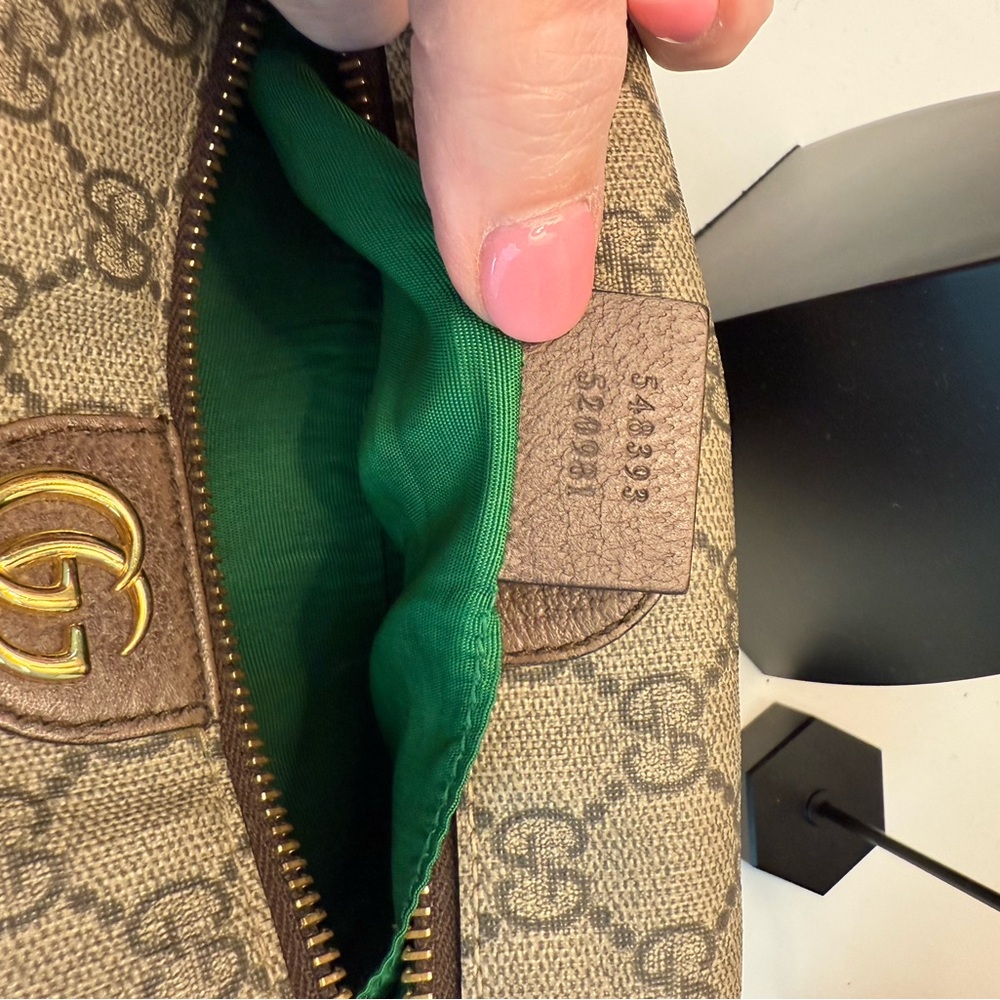 Gucci Ophidia GG Coated Canvas Cosmetic Pouch - Picture 4 of 7